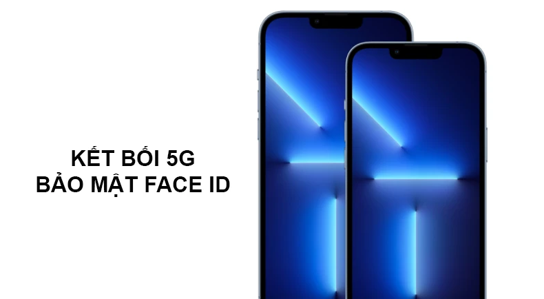 Hỗ trợ kết nối 5G, kết nối WiFi 6E mạnh mẽ, bảo mật Touch ID và Face ID tiên tiến
