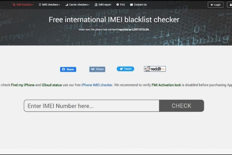  check imei iphone