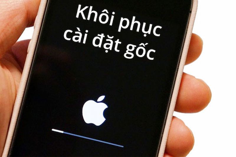 khôi phục cài đặt gốc