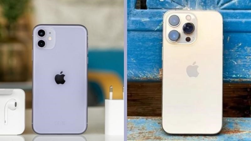 so sánh iphone 11 và 13 pro