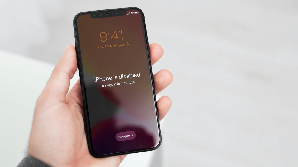 iphone bị vô hiệu hoá